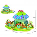 Oficiu Postal Forest Cabine  - Puzzle 3D din lemn